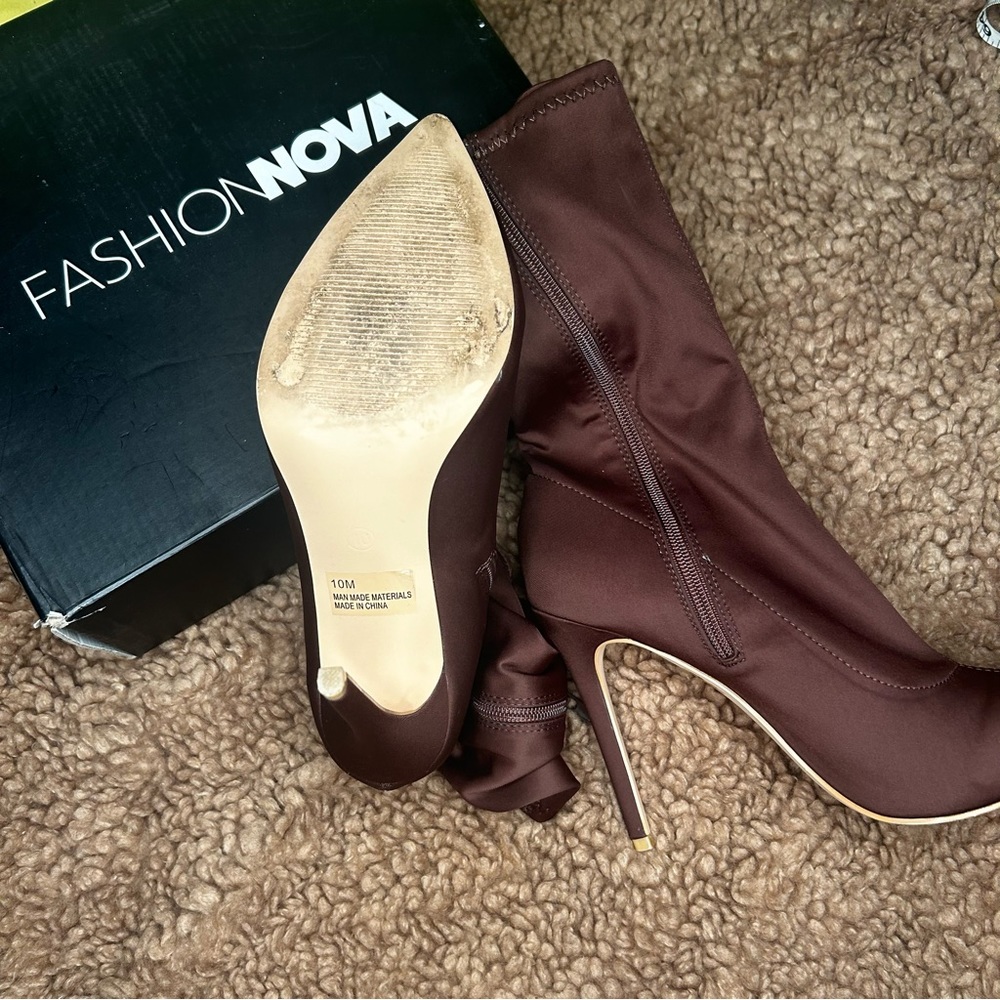 Fashion nova brown heels - Picture 6 of 9